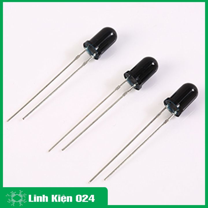 Gói 20 Bóng led thu hồng ngoại 3mm (đen)