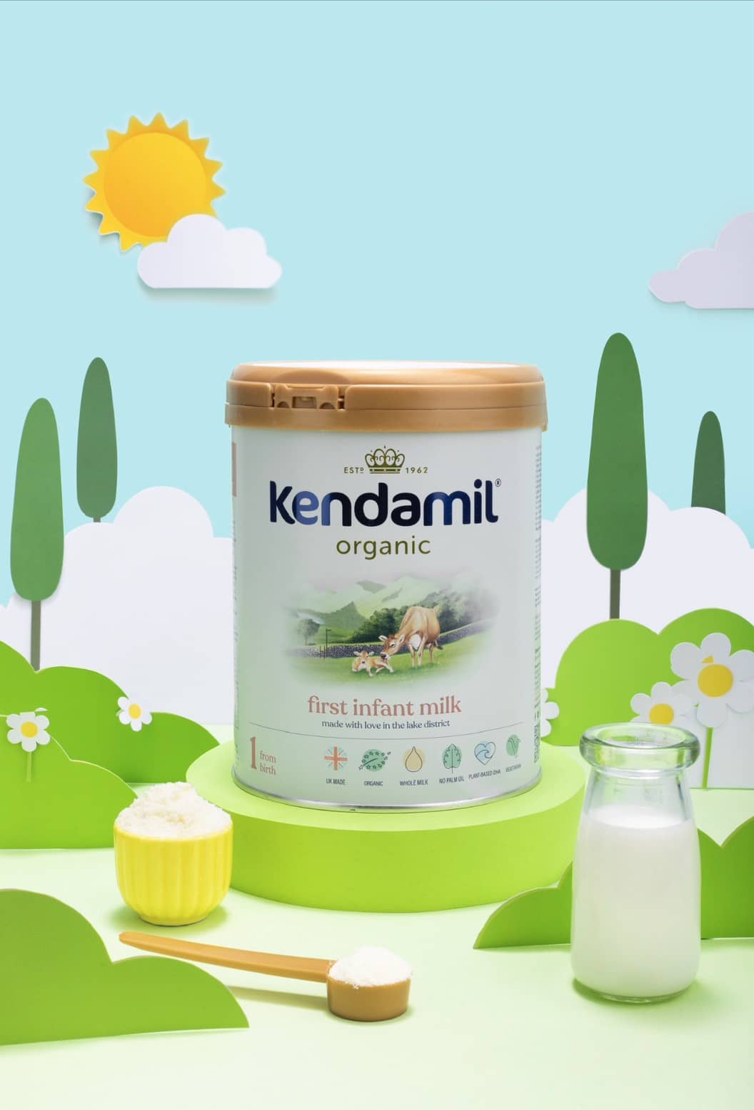 [ DATE XA ] SỮA BỘT KENDAMIL ORGANIC  & CLASSIC CỦA UK - 800G