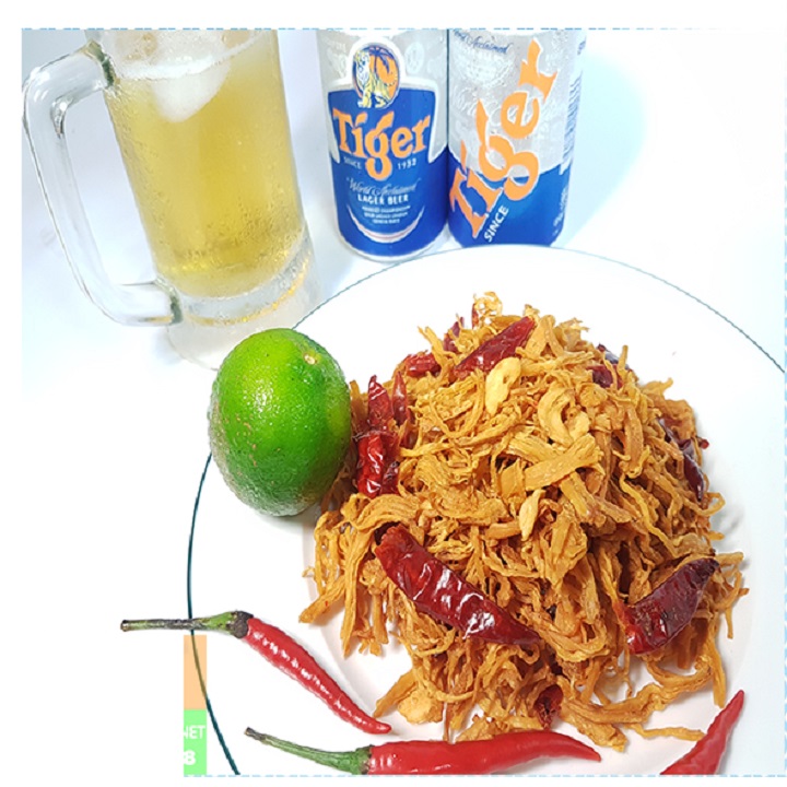 [HCM]500g KHÔ GÀ CHÁY TÓI
