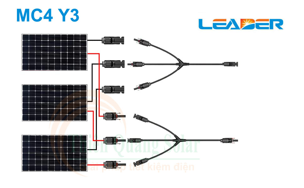 [HCM]Đầu nối MC4 Y3 ( vào 3 đầu ra 1 đầu)