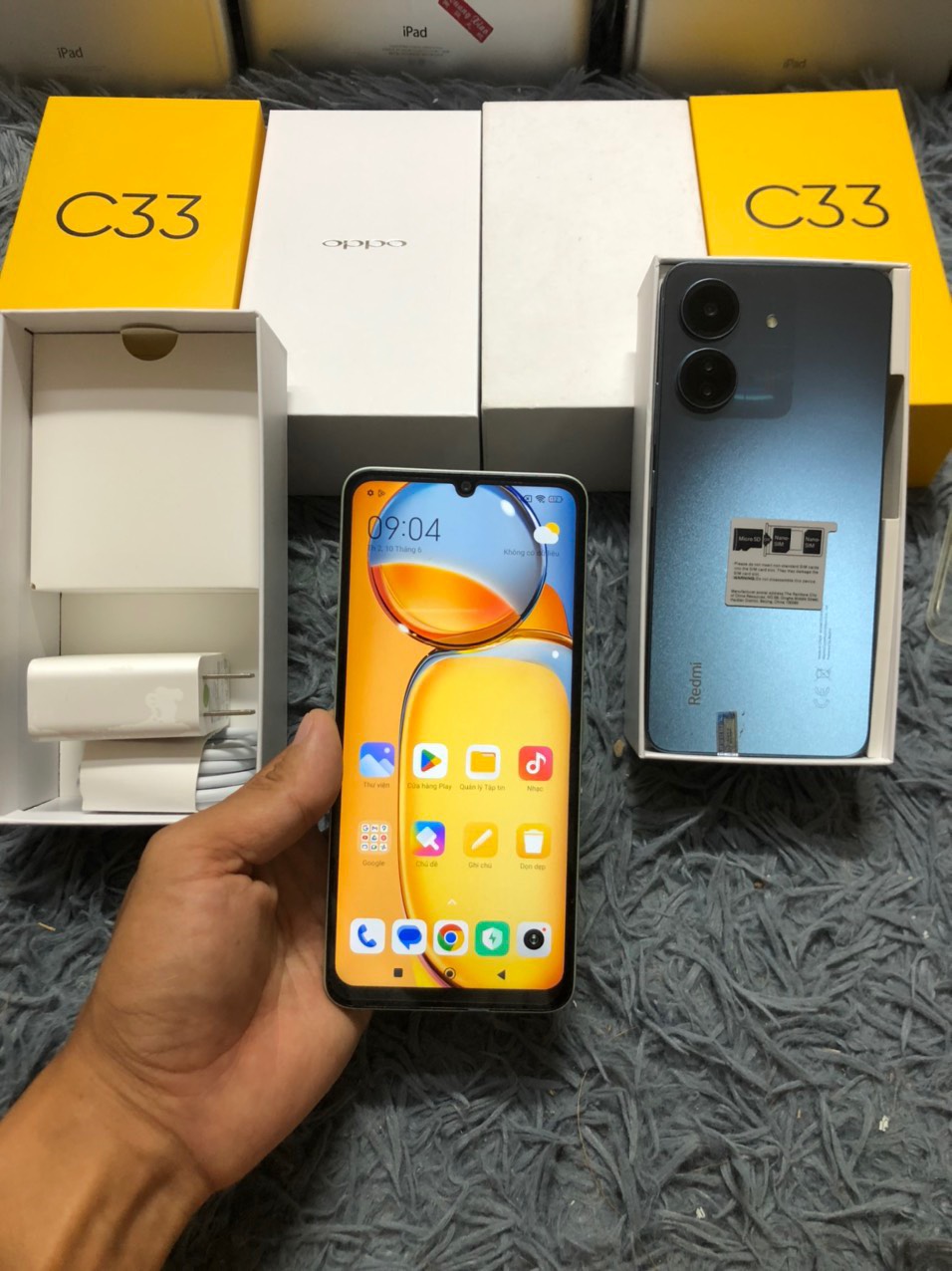 [ giảm thêm 350k phí sàn] điện thoại Xiaomi Redme 13C Ram 8GB /  256GB mới Fullbox 2 sim pin khủng 50000mah Liên Quân-PUBG-Free Fire mướt