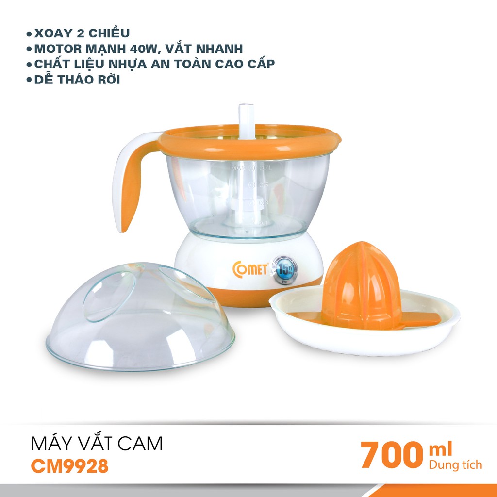 Máy vắt cam Comet CM9928 (700ml)