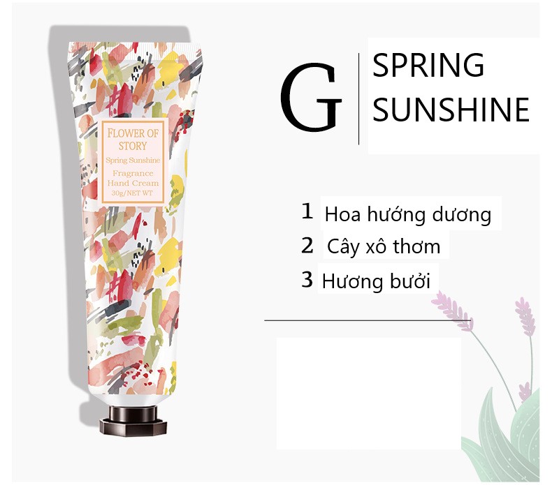 Kem dưỡng da tay FLOWER OF STORY hương nước hoa 30g (FOS04)