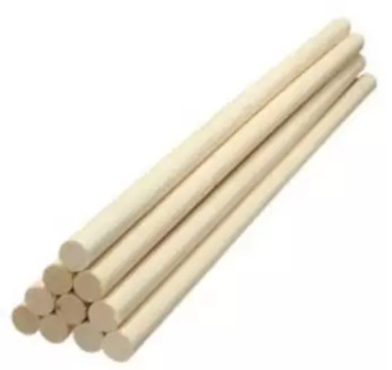 Bộ 100 que gỗ tre tròn 5mmx230mm