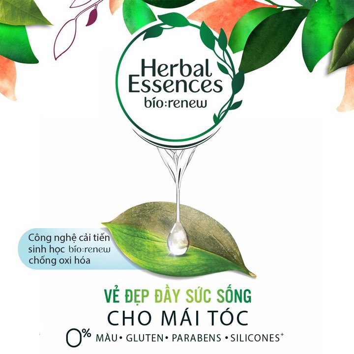Dầu Gội Herbal Essences Bưởi và Bạc Hà 400ml