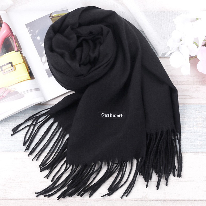 Khăn choàng cổ nữ Cashmere phong cách Hàn Quốc