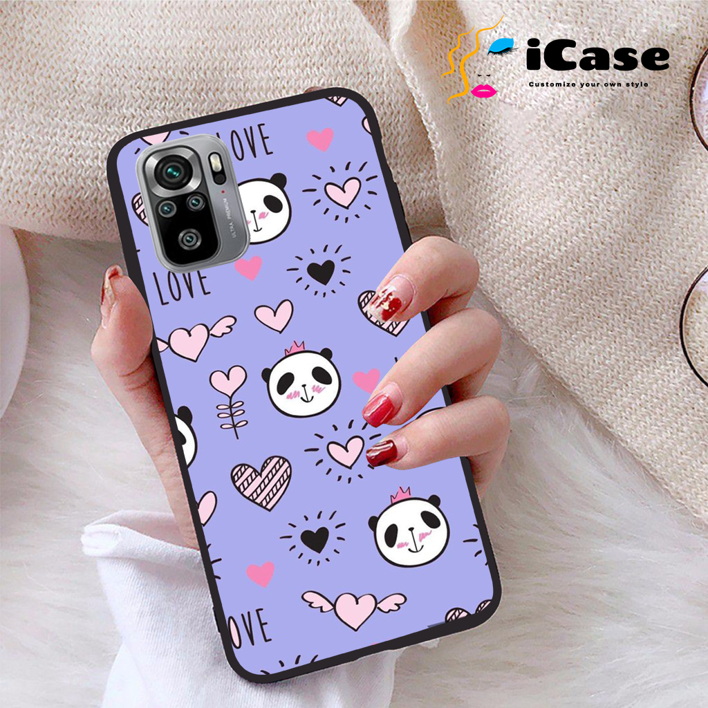 Ốp lưng Xiaomi Redmi Note 10S viền dẻo TPU BST Panda