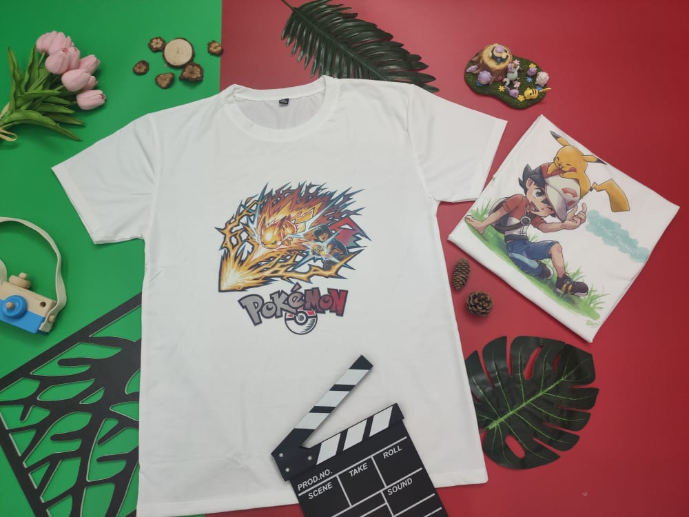 [HCM]Áo thun unisex Pokemon Mẫu 2