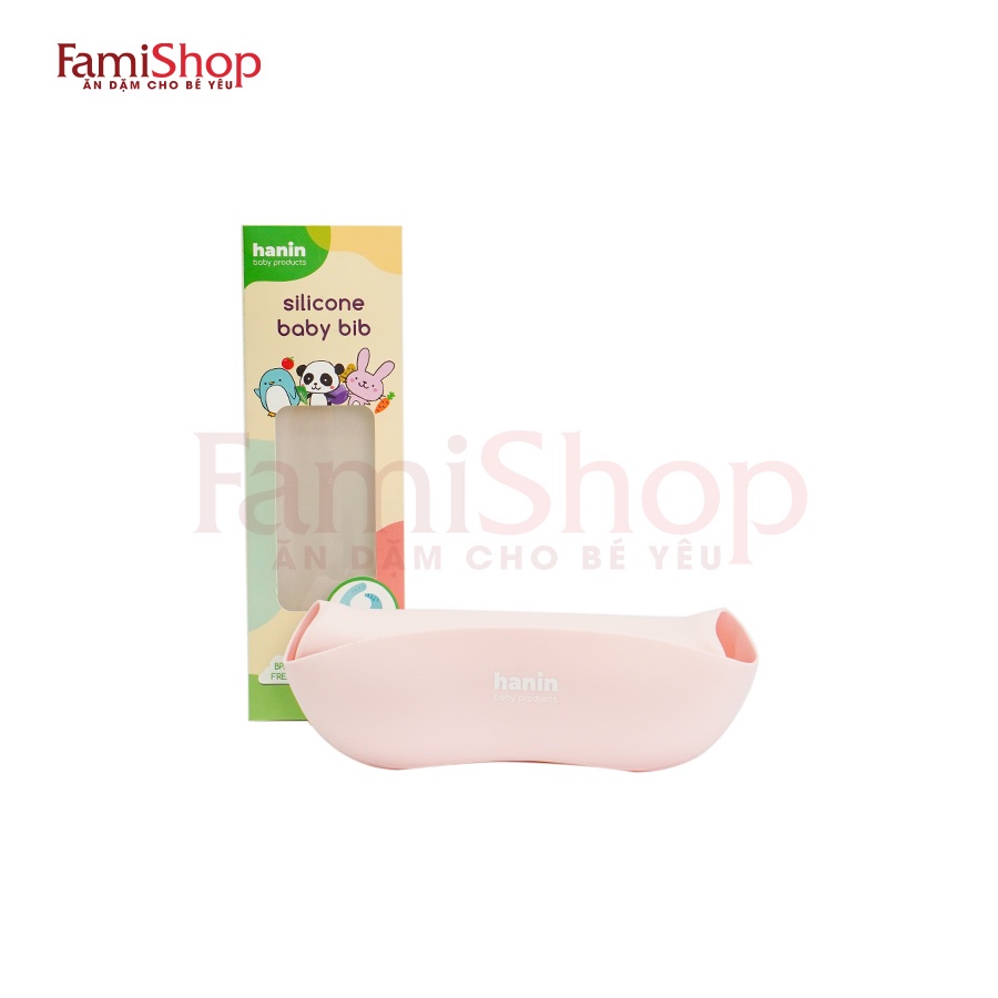 Yếm ăn dặm silicone Hanin Baby