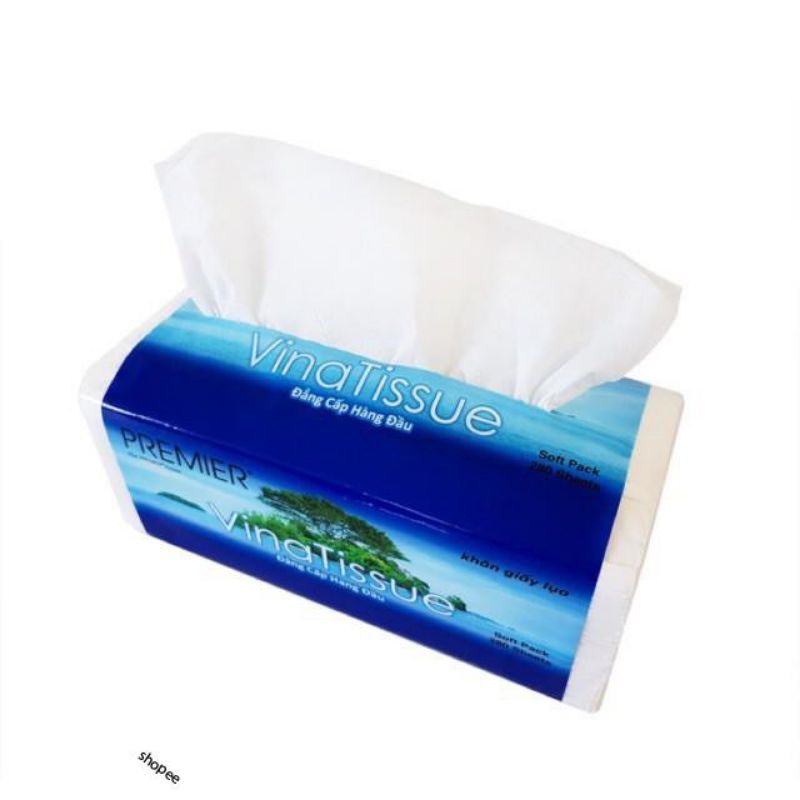 Khăn giấy rút Vina Tissue 280 tờ 2 lớp