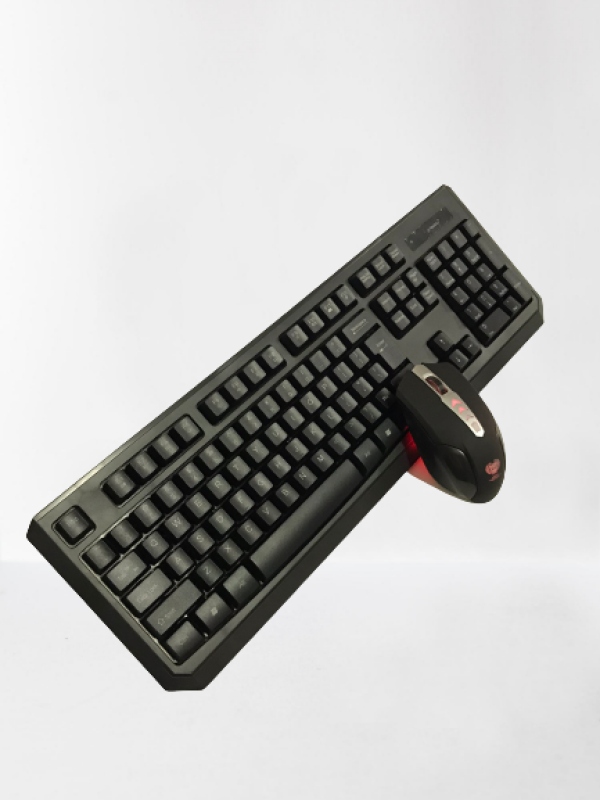 [HCM]Combo Bàn phím và Chuột máy tính không dây chuyên Game thủ  chuột có Led AK2000 Tặng kèm pin xịn