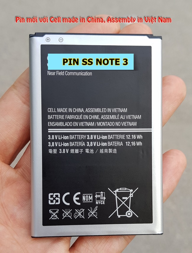 Pin Samsung Galaxy Note 3 N9000