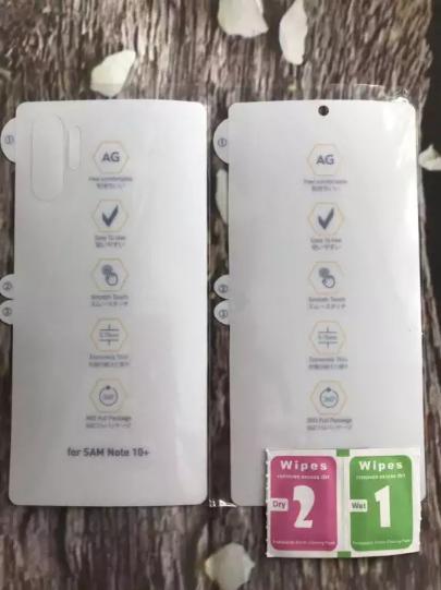 (CHỐNG VÂN TAY) PPF chống vân tay mặt lưng Samsung Galaxy Note 10Note 10plusNote 10pro Mặt tước và mặt sau