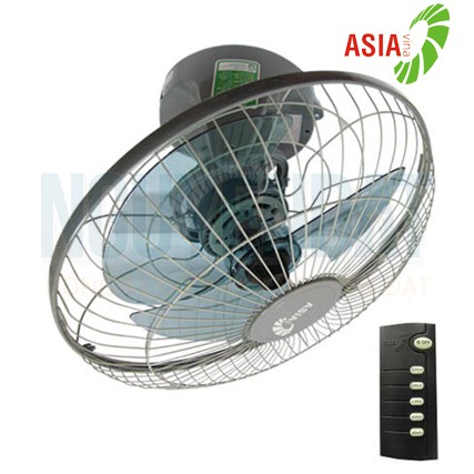 Quạt đảo trần Asia X16002 có remote điều khiển từ xa, công suất 55W - Hàng chính hãng