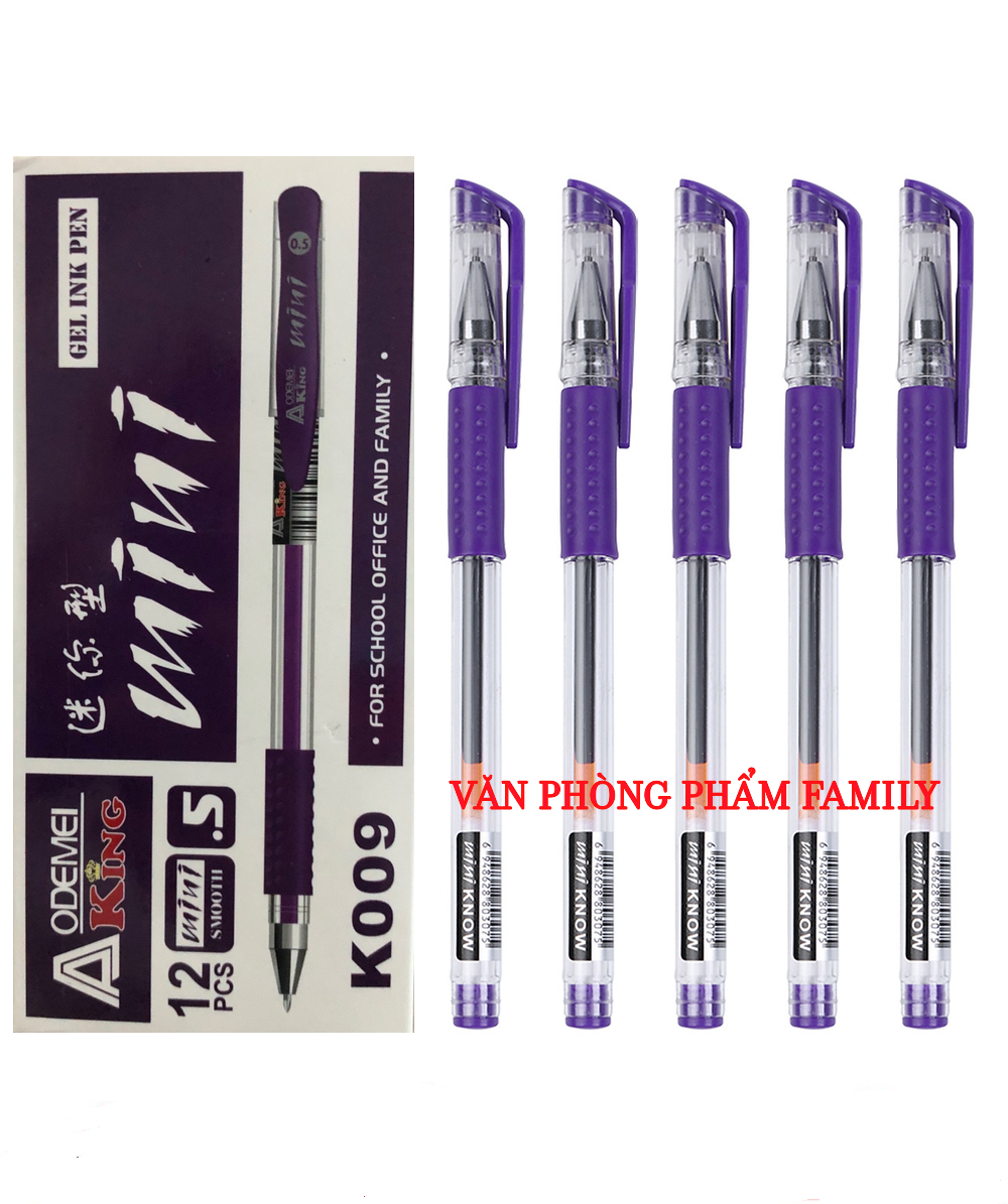 Bút gel nước Mini hộp 12 cây