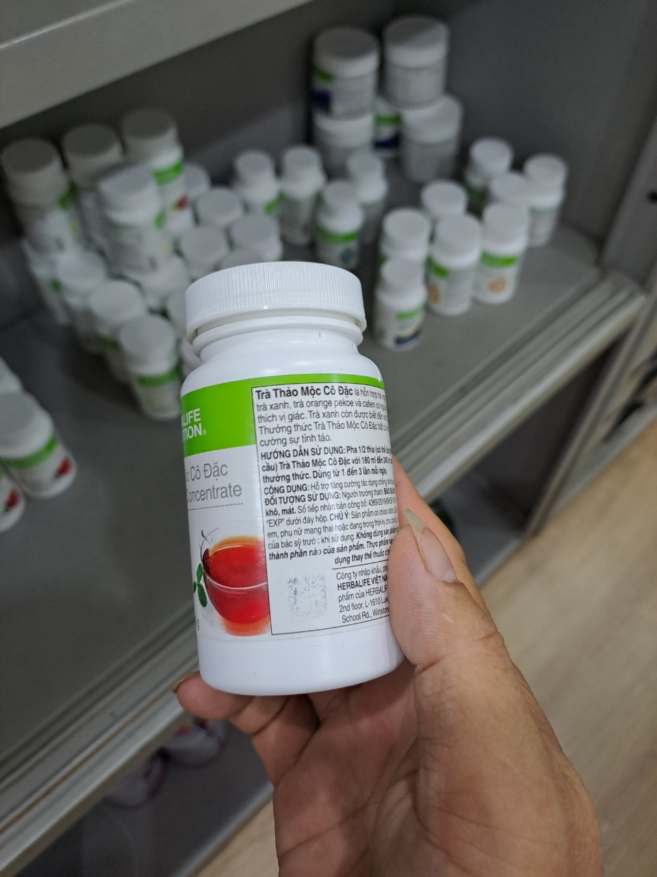 TRà thảo mộc cô đặc  hương chanh