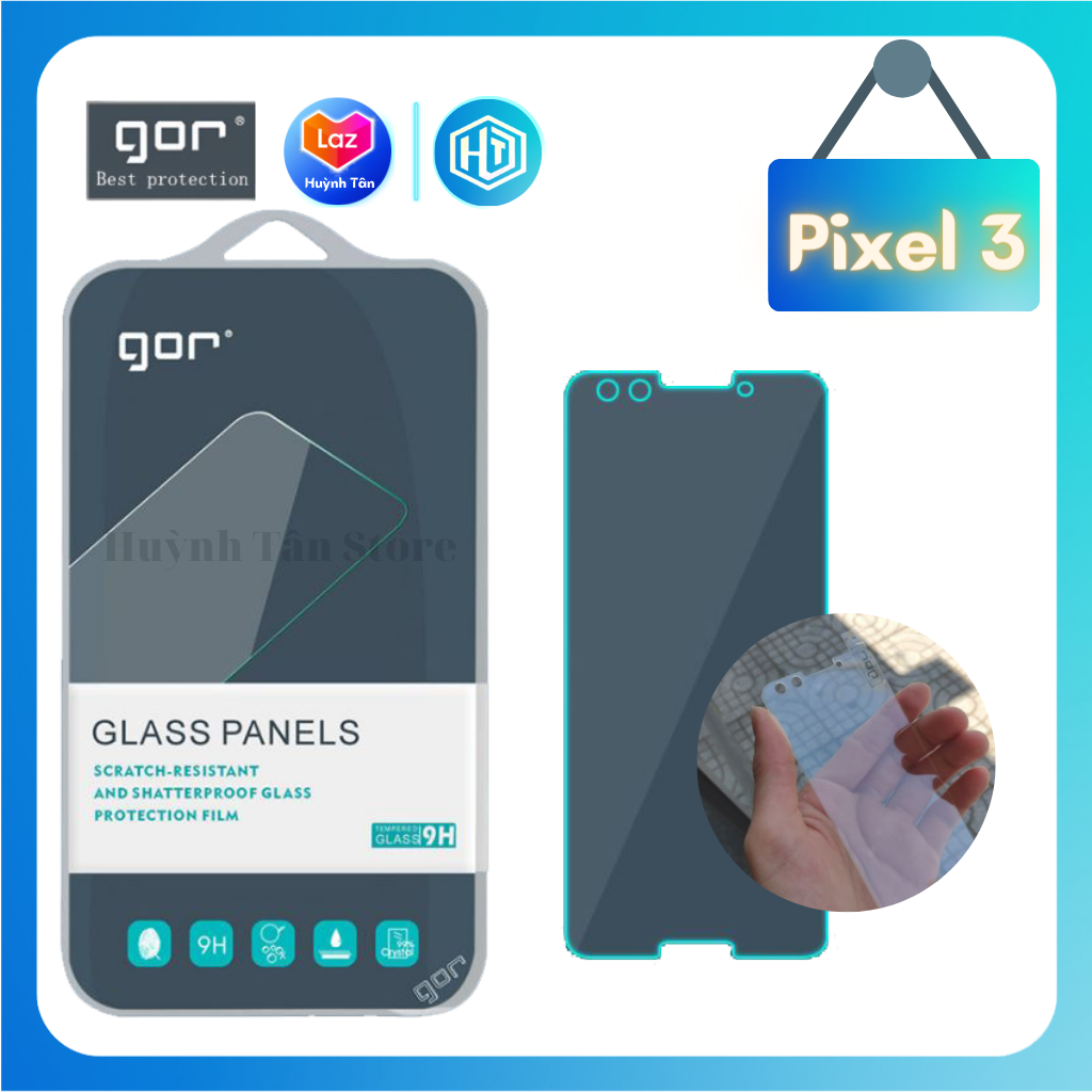 Cường lực GOR cho Google Pixel 3 không Full màn.