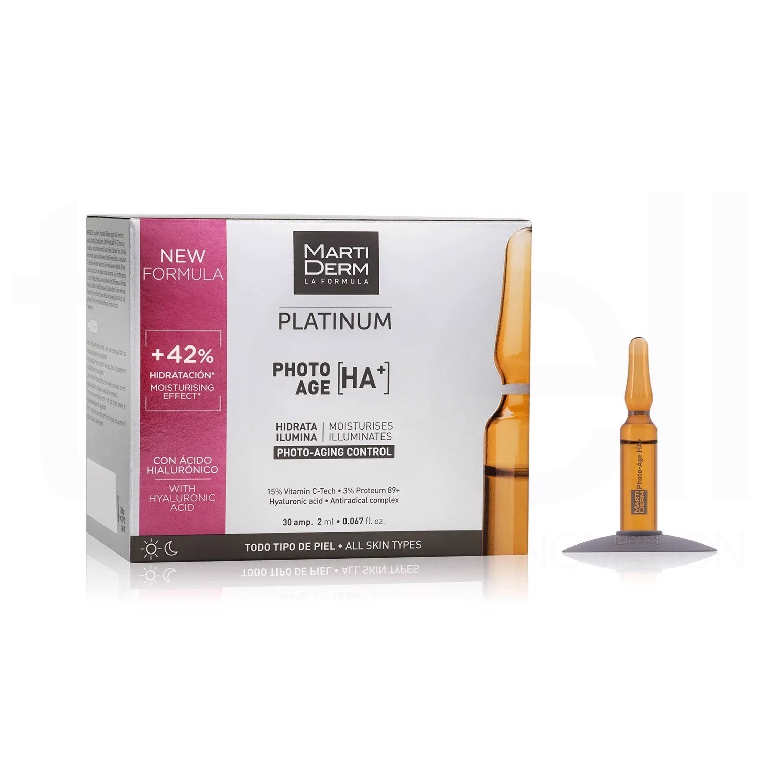 [HCM]Ampoules 15% Vitamin C Nguyên Chất Chống Lão Hóa - MartiDerm Platinum Photo Age HA+