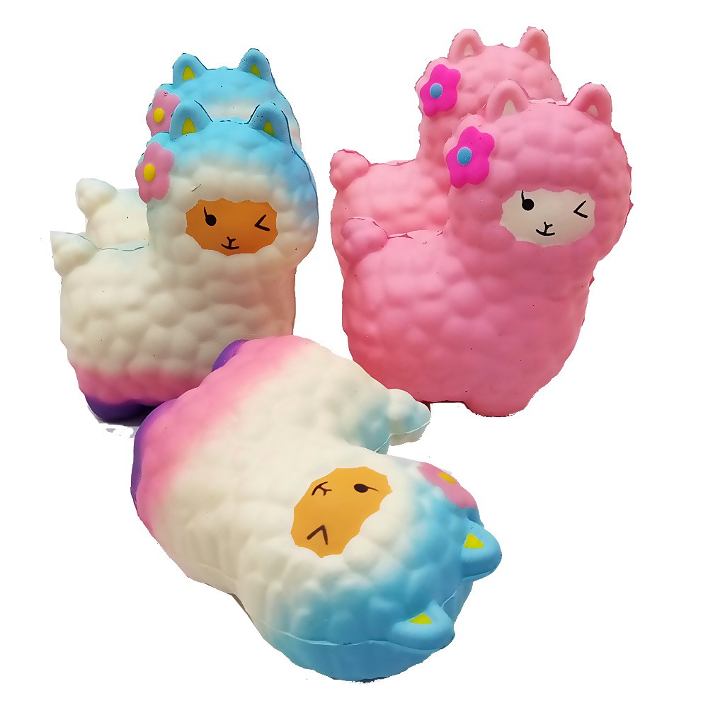 (5 màu) Squishy Cừu Alpaca Chính hãng