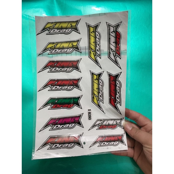 Mẫu Tem Nổi Ohlins Trang Trí Xe Máy