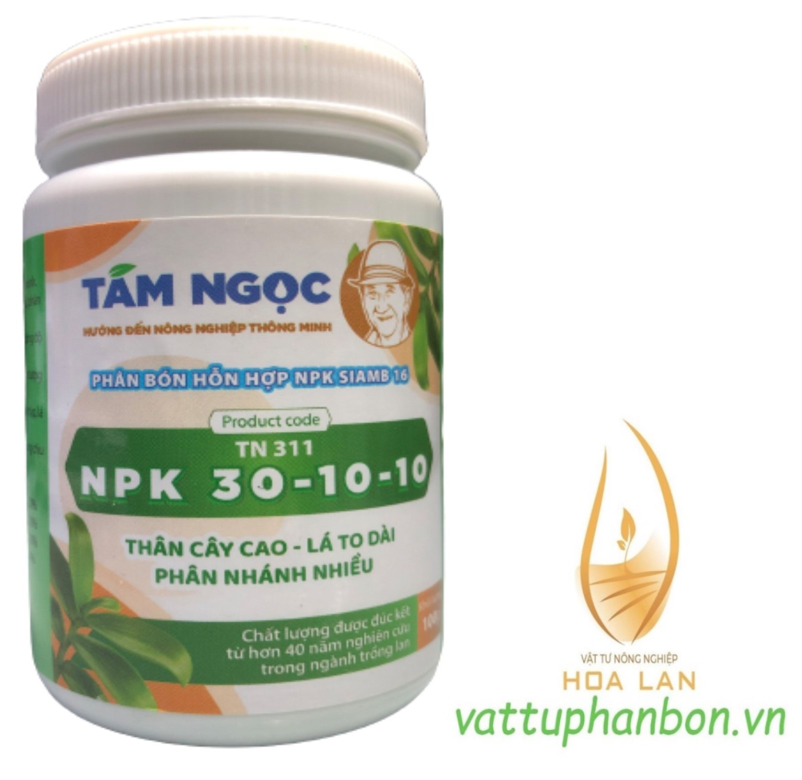 Phân Bón NPK 30-10-10 Tám Ngọc - #397A# 100g