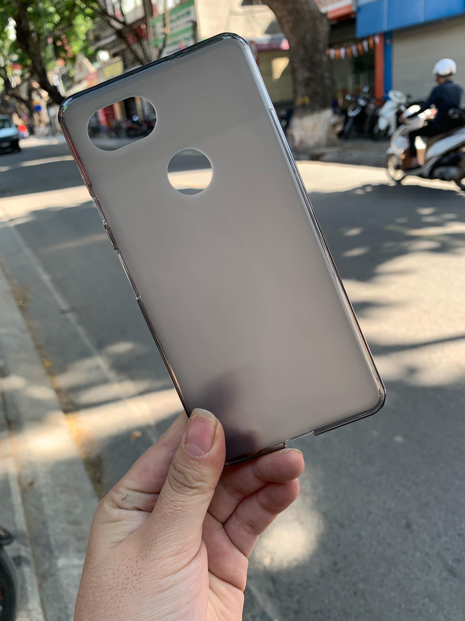 Ốp silicon cho điện thoại Google Pixel 2XL