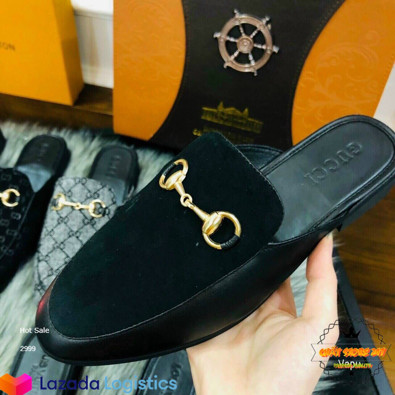 Sục nam gc nhung da pu cao cấp siêu êm mã n213