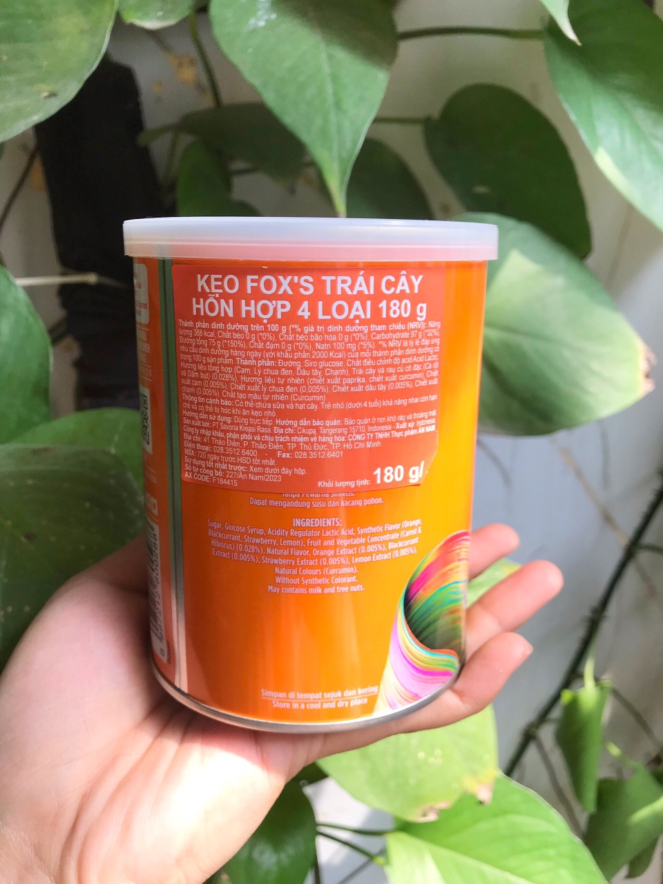 Kẹo Fox's Hỗn Hợp Trái Cây (Lon 170g)