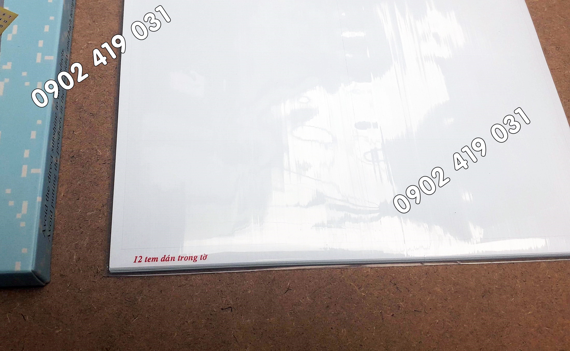 Giấy Decal A4 Tomy 130 [ 100 Tờ - 1200 Nhãn 101x47mm ]