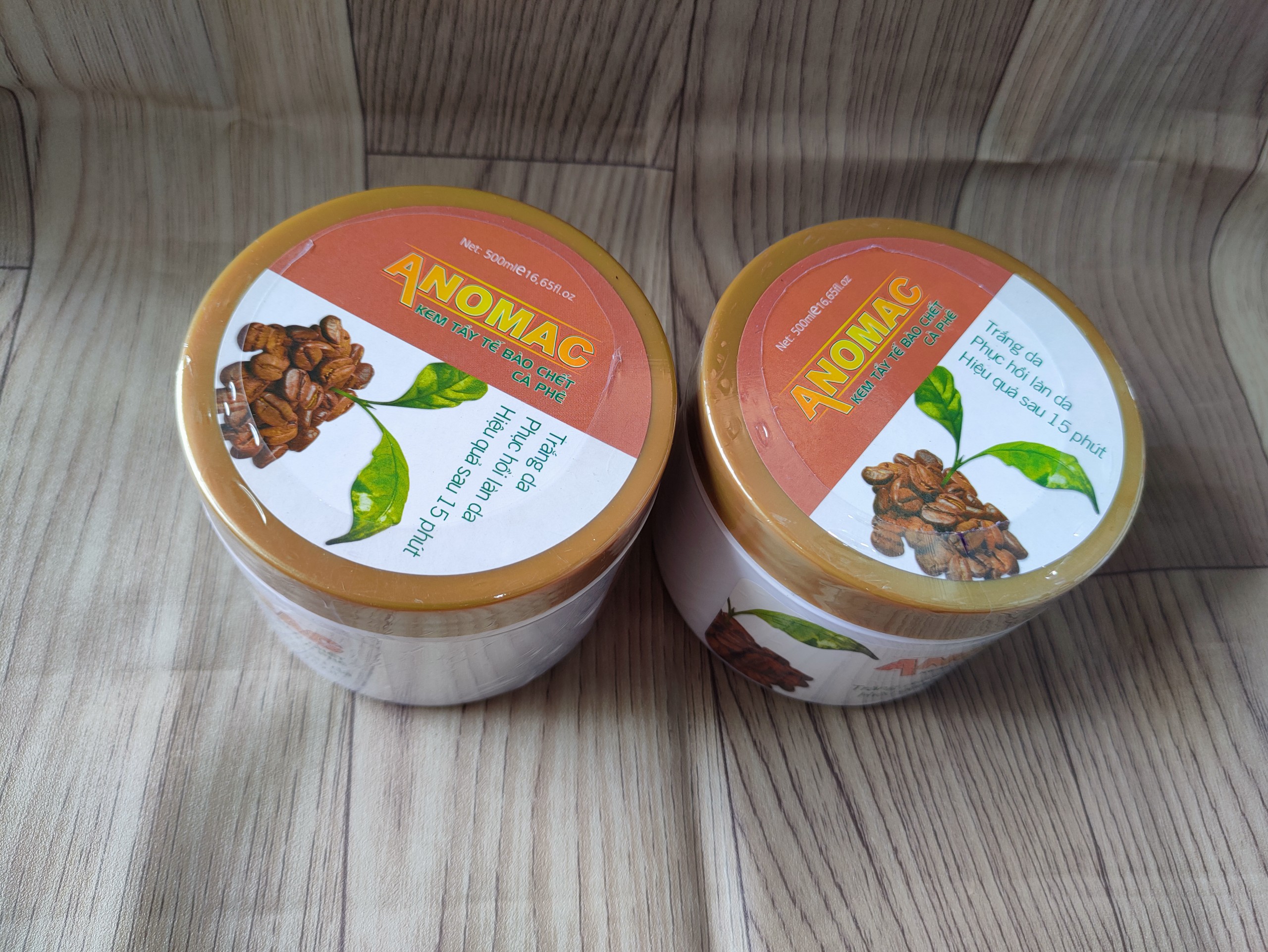 KEm tẩy tế bào chết Anomac Cafe 500g