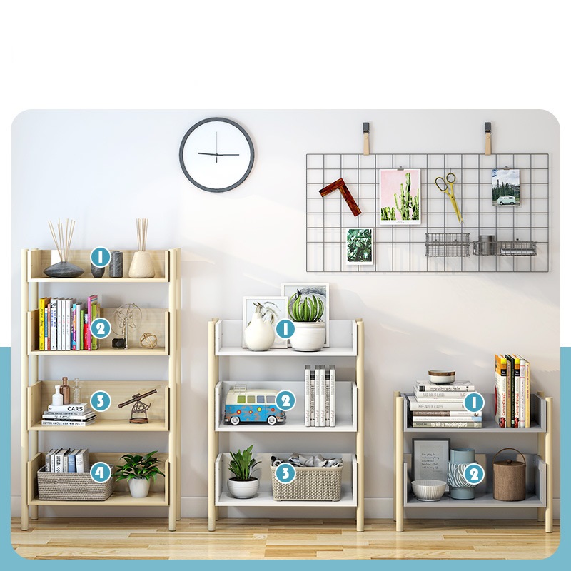 Kệ gỗ 4 tầng đa năng mẫu mới K52