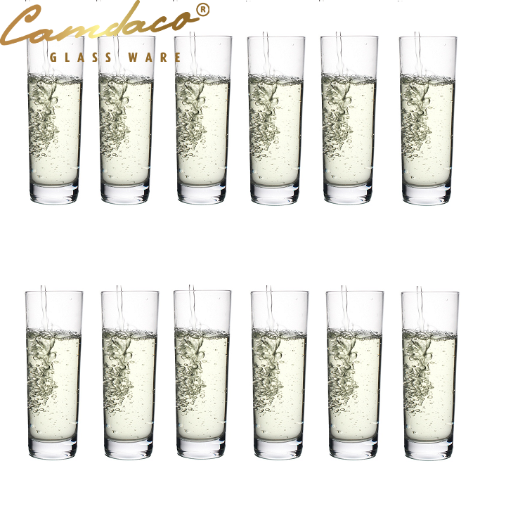 Bộ 12 Ly Cốc Thủy Tinh Ống 315ML CAMDACO GLASS WARE PCD21002