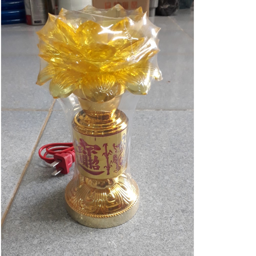 Đèn thờ hoa sen đổi nhiều màu siêu đẹp siêu đẹp