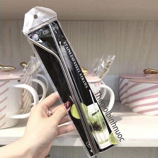 Bộ Ống Hút INOX 3 Món