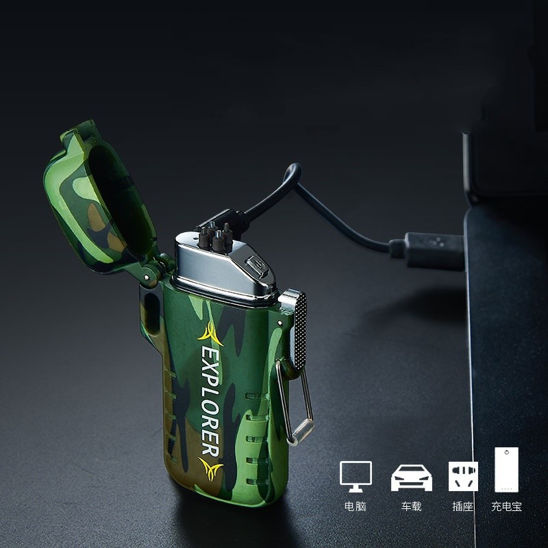 [HCM]bật lửa điện plasma chống nước chống gió siêu bền thương hiệu Lighter