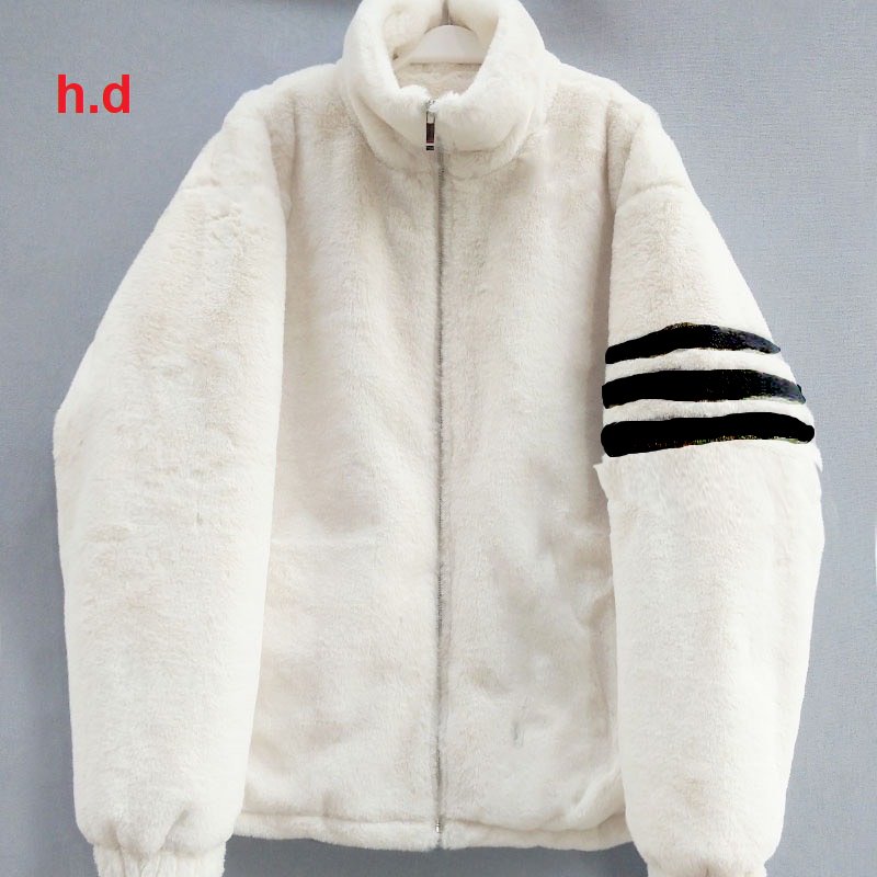 ÁO LÔNG NỮ CAO CẤP ZIPPER TAY PHỐI KẺ NGANG LÔNG MỀM MỊN NHƯ DA E BÉ-ĐH