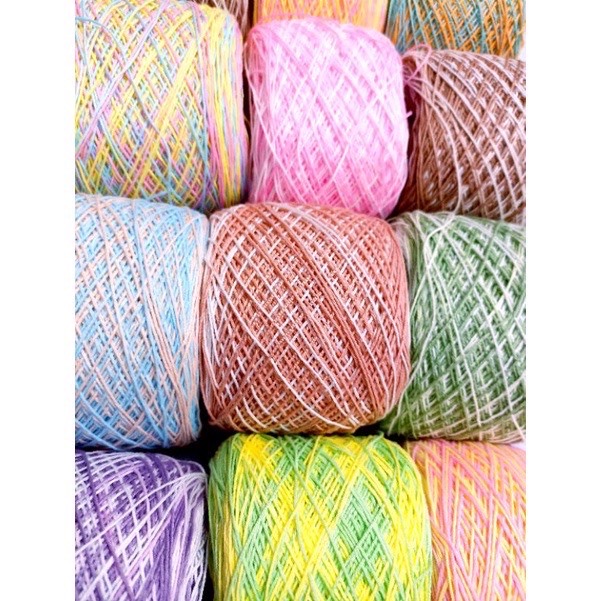 Sợi Cotton Việt Nam Loang - Cuộn 100gr