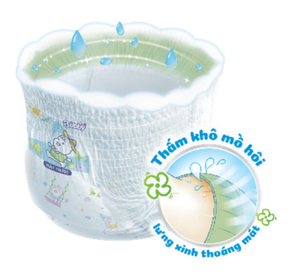 Tã quần Bobby siêu thấm size M(6-11kg) 42 miếng