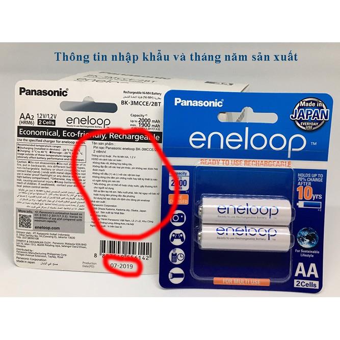 Pin sạc AA Panasonic Eneloop chính hãng