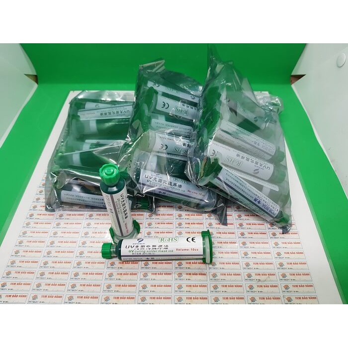 TIP Phủ Mạch UV Màu Xanh