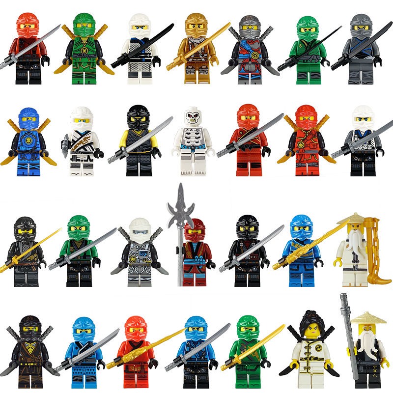 LEGO các nhân vật Ninja minifigures