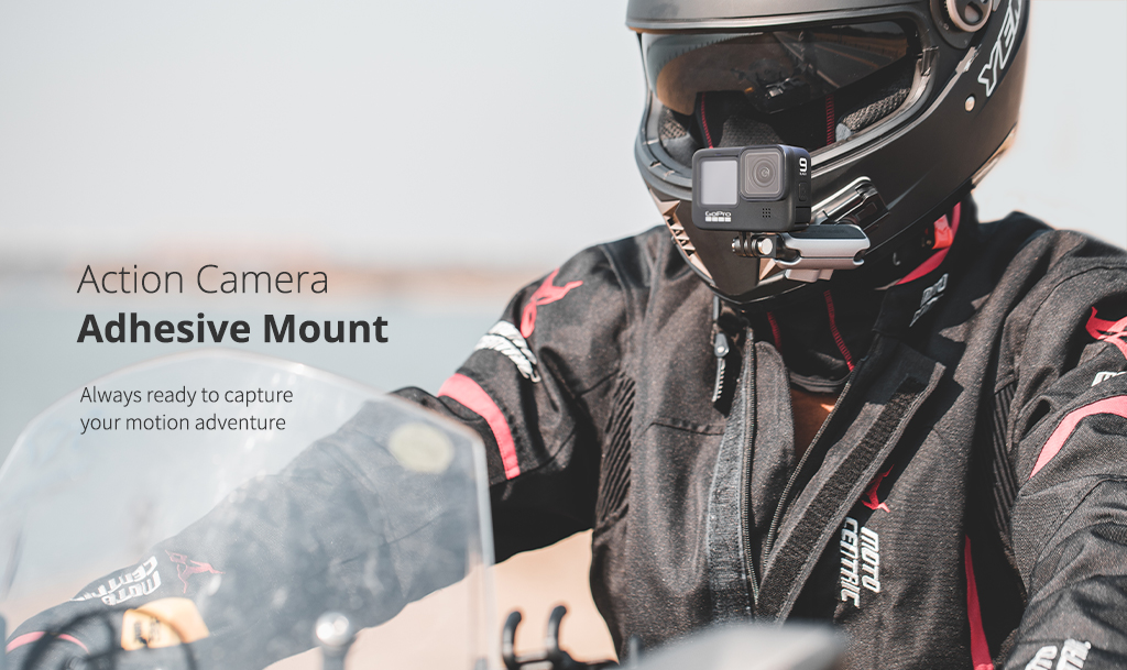 Phụ kiện  đế dán cho Action Camera - PGYTECH ACTION CAMERA ADHESIVE MOUNT - PGYTECH - Giúp lắp đặt, dán vào bền mặt để quay phim chụp ảnh, phù hợp dán lên mũ bảo hiểm, kính - Chắc chắn, bền bỉ, linh hoạt