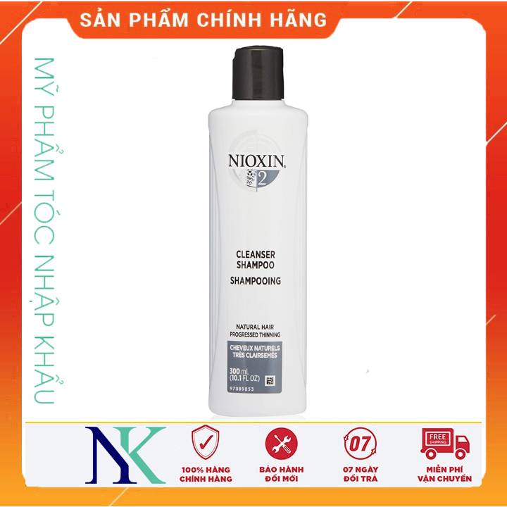 Dầu gội chống rụng kích thích mọc tóc nioxin 300ml