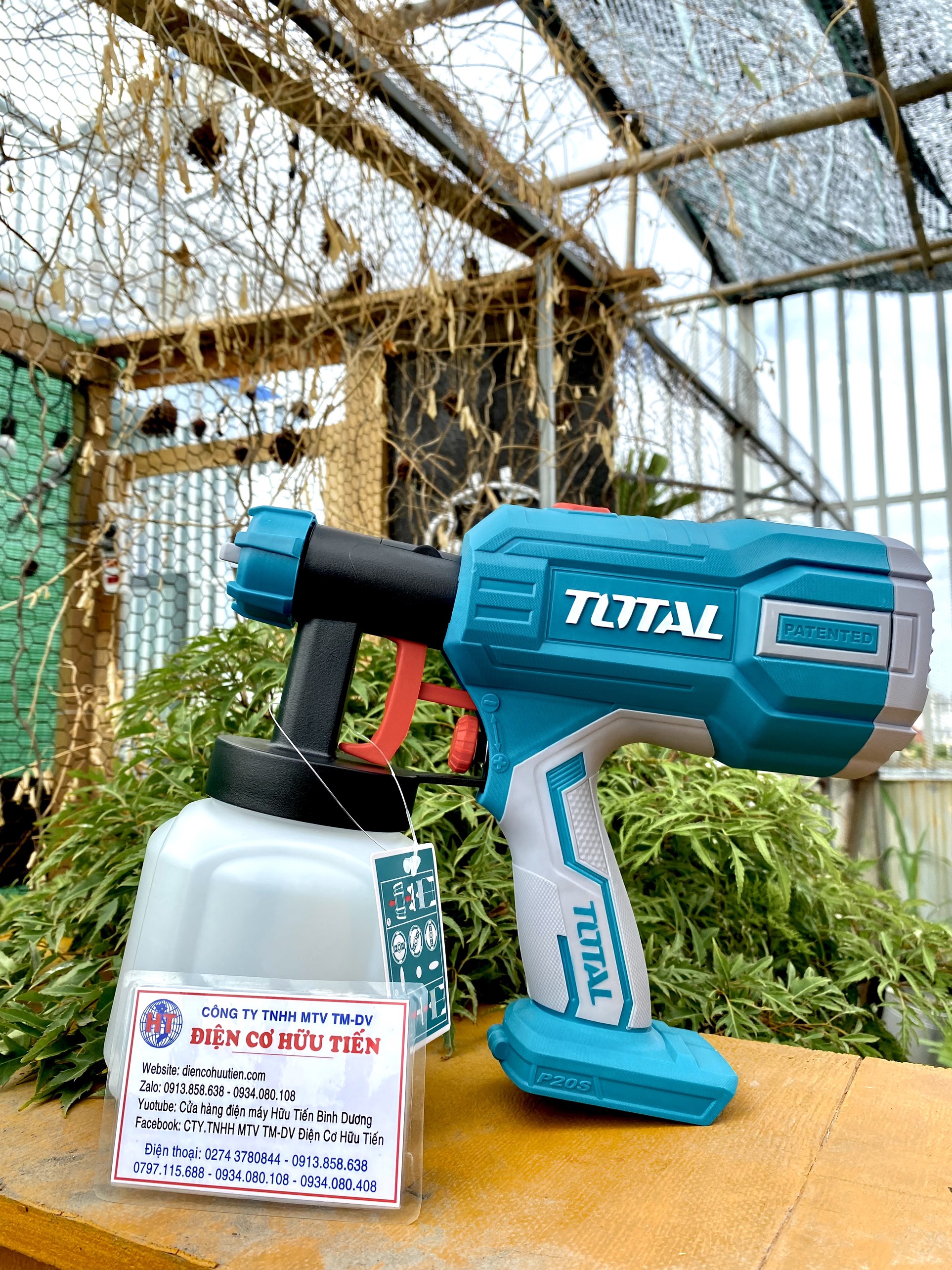 Thân máy phun sơn dùng pin Total TSGLI2003(Chưa kèm pin+sạc)