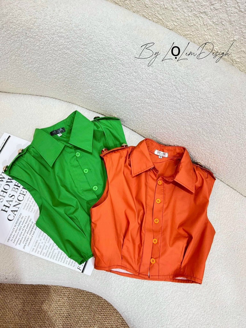 [HCM]Áo Ba Lỗ Phối Nút Xinh Đẹp ️️️️