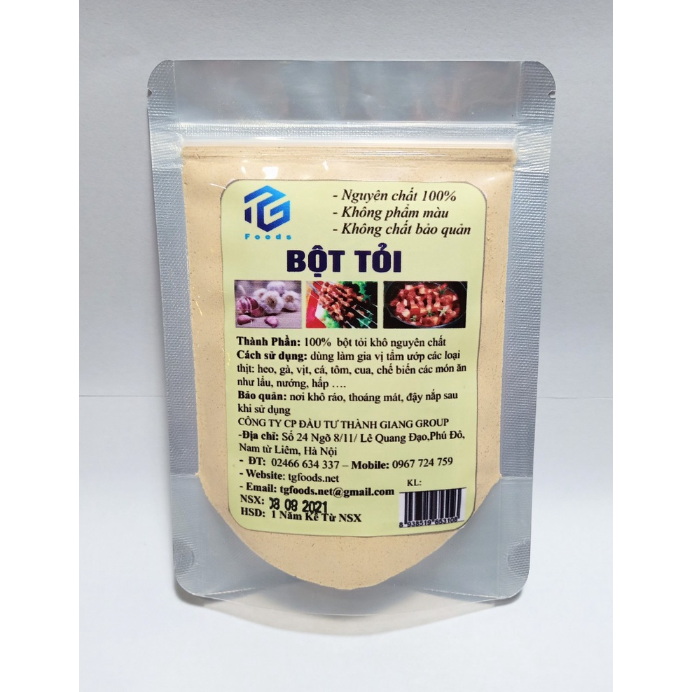 Gia vị thiết yếu - Bột Tỏi túi 100g