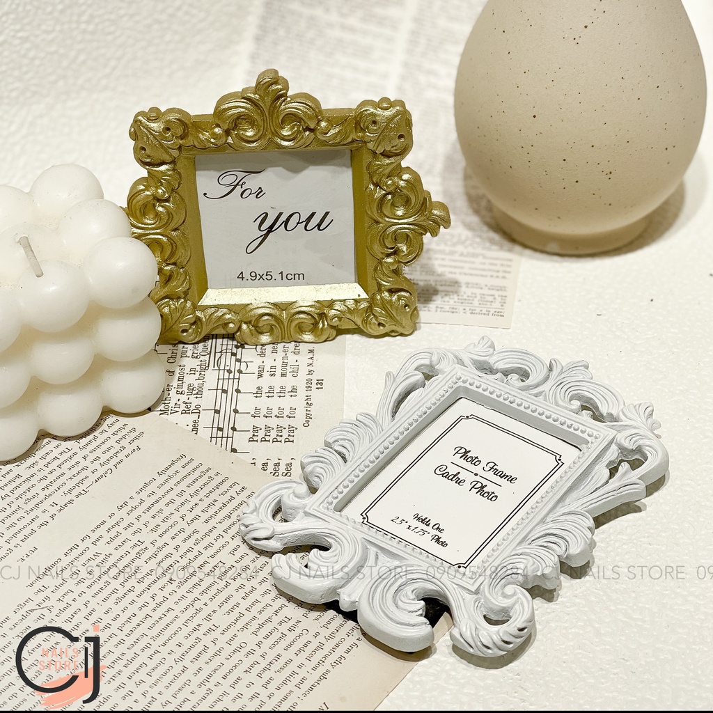 {CJ Nails Store} Khung ảnh decor chụp hình móng