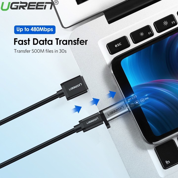 Đầu chuyển Type C cái sang Micro USB đực UGREEN US282 - 50590