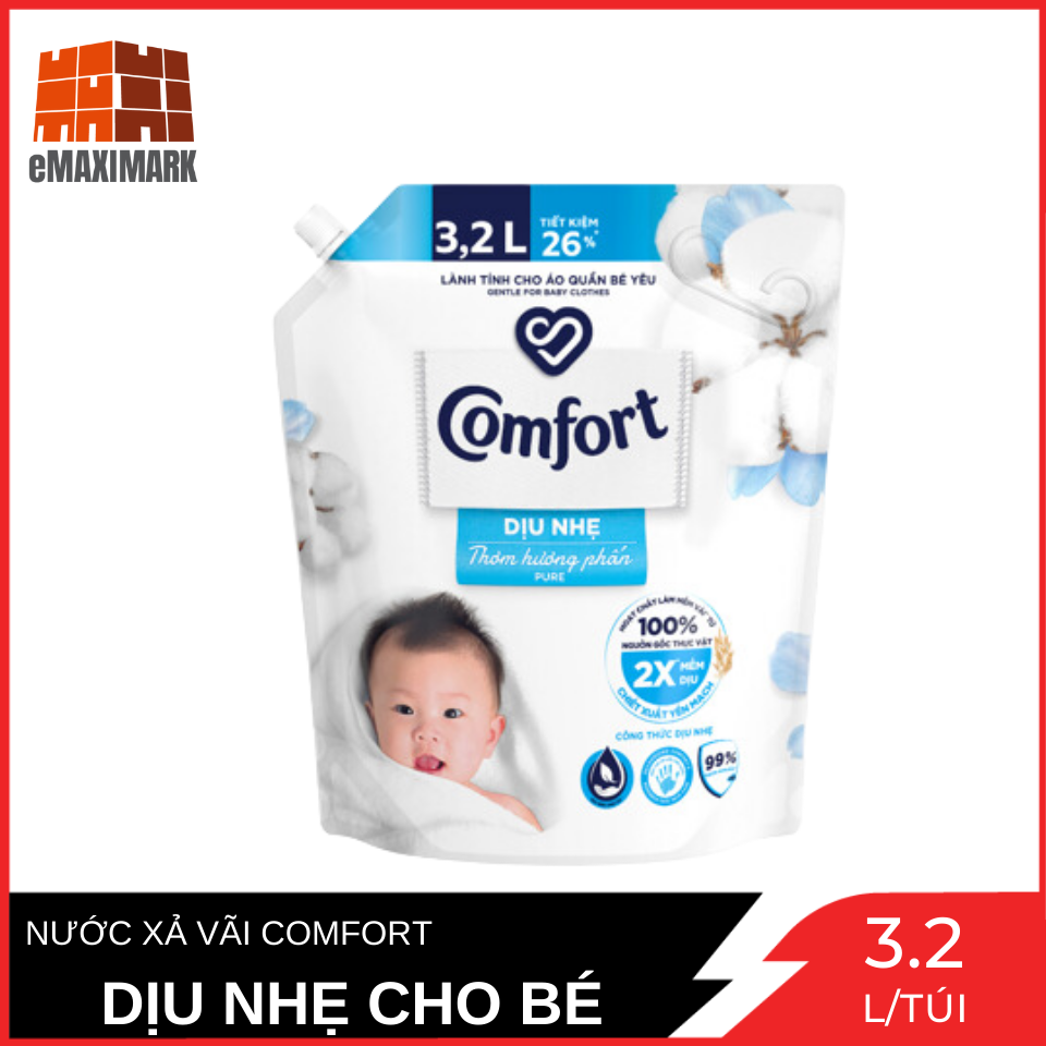 [HCM ship 2h] Nước xả vải Comfort Baby 3.2L