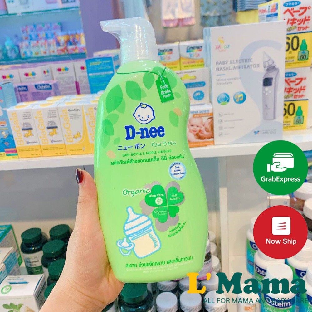 Nước rửa bình sữa và rau củ hữu cơ dnee organic thái lan 620ml